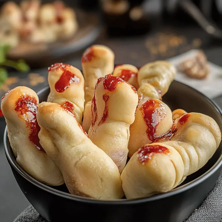 Spooky Witches Fingers Cookies