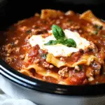 Crockpot Lasagna Soup Recipe