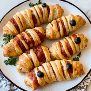 Mummy Pigs in a Blanket Appetizers Recipe