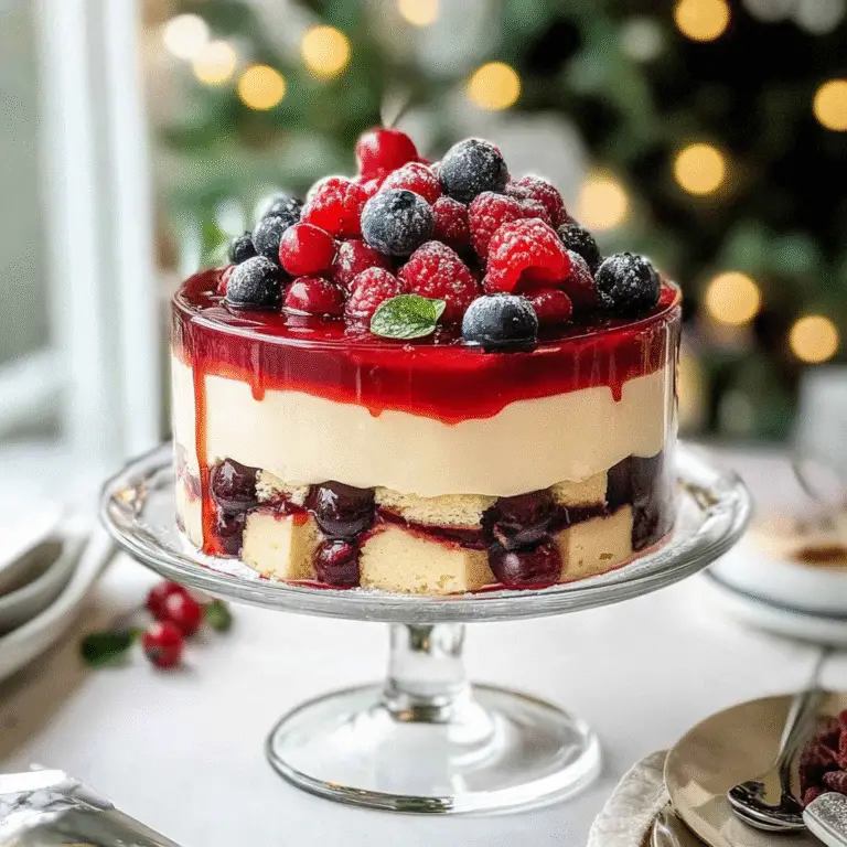 Christmas Festive Trifle Recipe