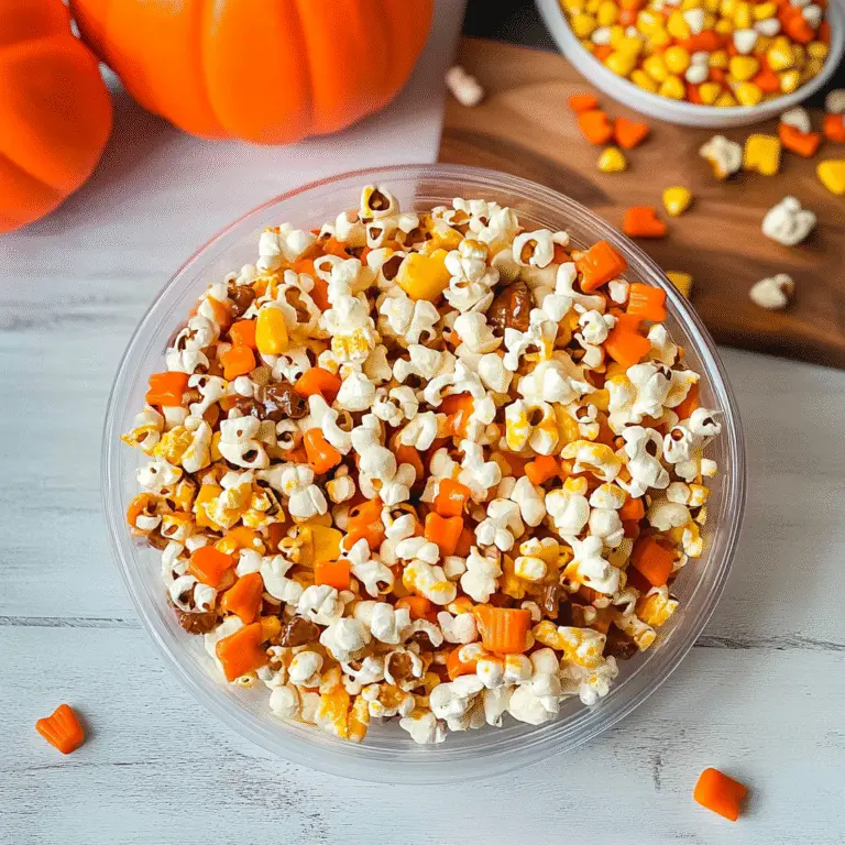 Candy Corn Popcorn Recipe