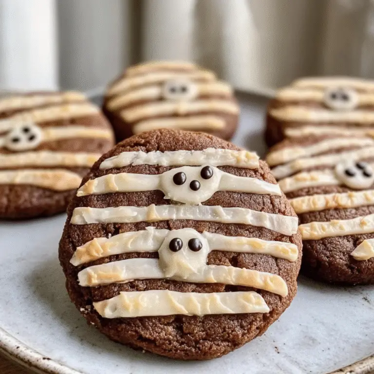 Halloween Mummy Cookies Recipe