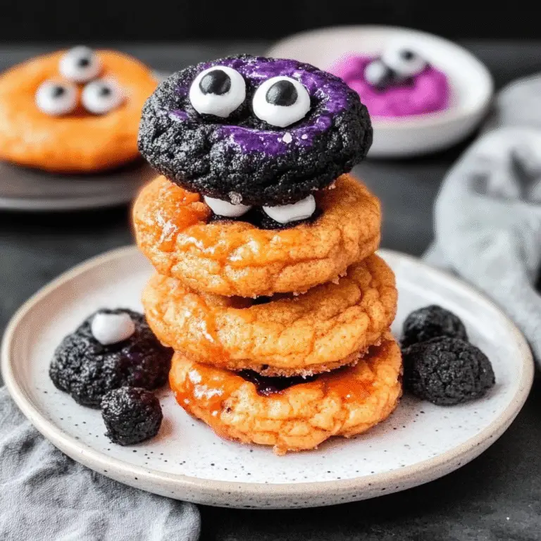 Halloween Crinkle Cookies Recipe