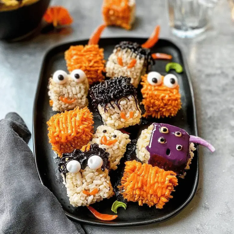 Halloween Rice Crispy Treats Recipe
