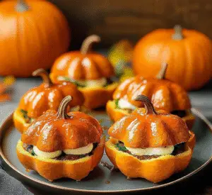 Pumpkin-Shaped Sliders