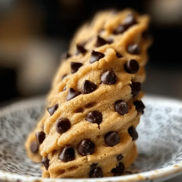 Chocolate Chip Cookie Dough Twists Recipe