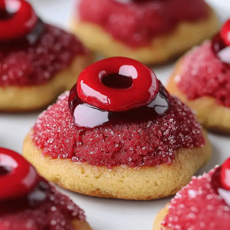 Red Velvet Thumbprint Cookies Recipe
