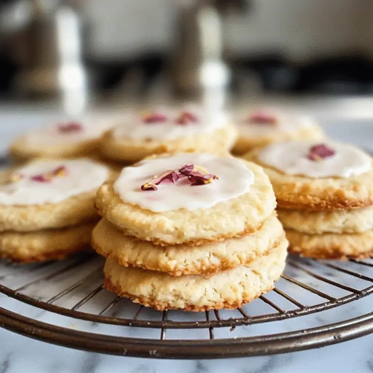 Easy Rosewater Biscuit