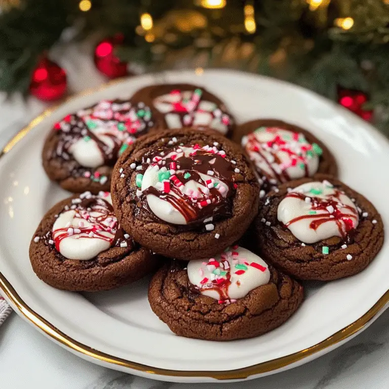 Peppermint Hot Chocolate Cookies Recipe