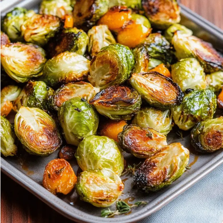 Roasted Brussels Sprouts Side Recipe