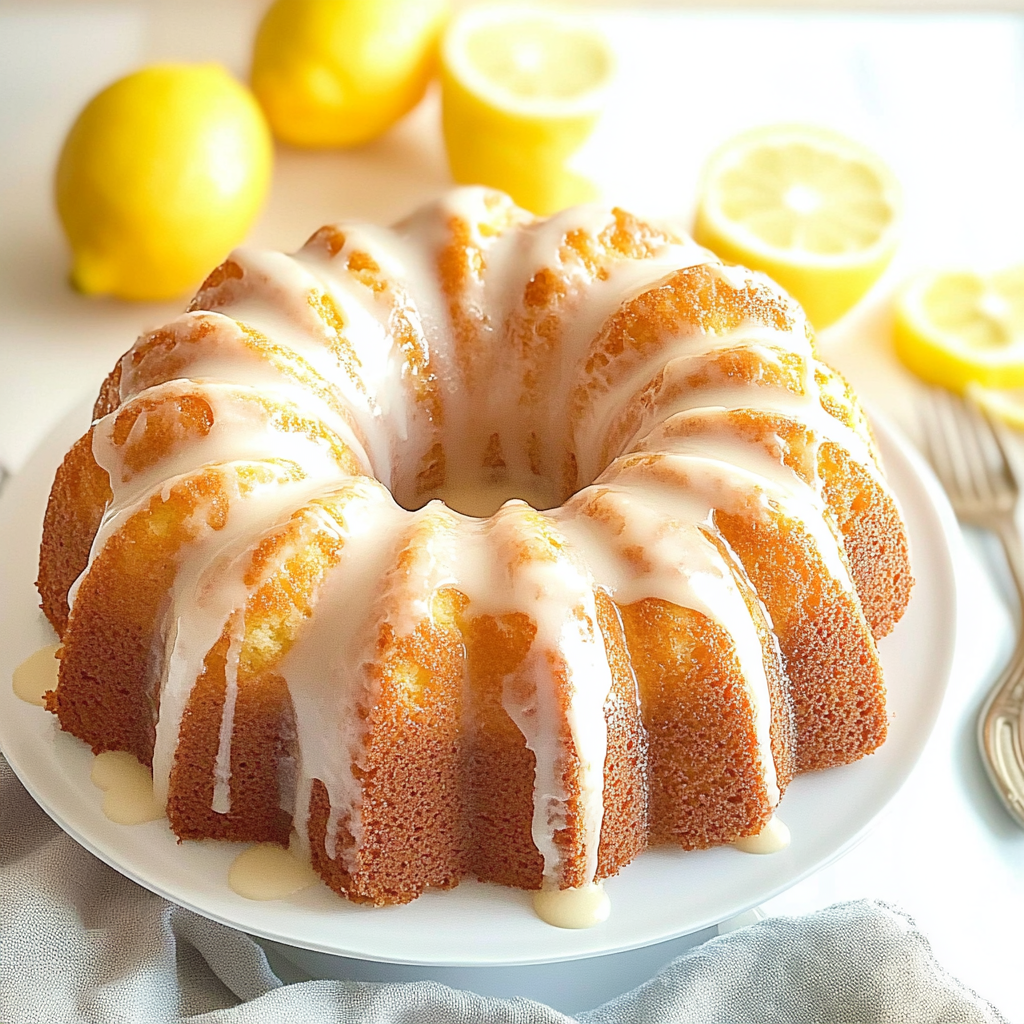 Homemade Gluten Free Lemon Bundt Cake Recipe