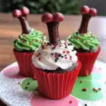 Festive Santa Legs Cupcakes