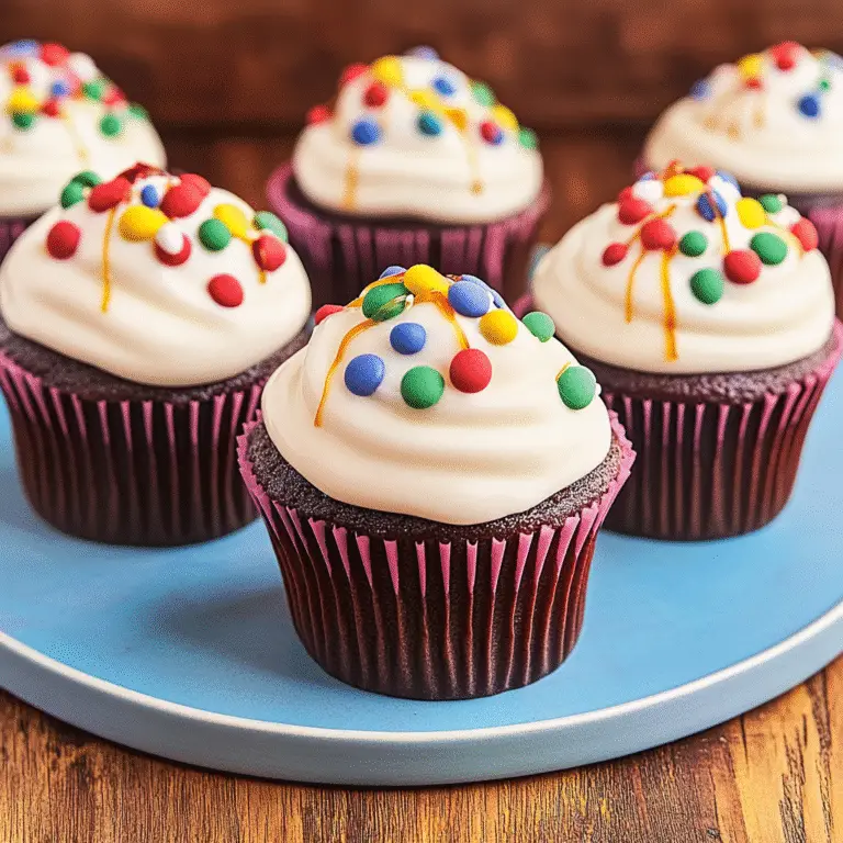 Holiday Lights Cupcakes
