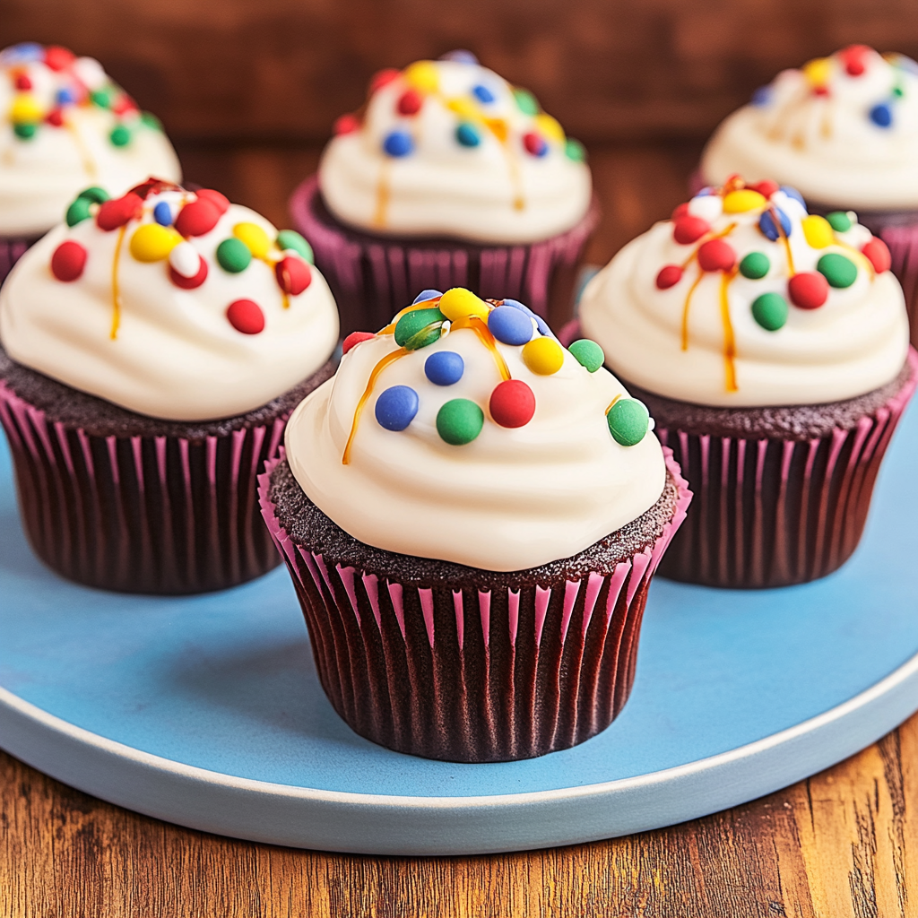 Holiday Lights Cupcakes