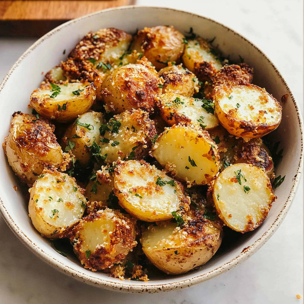 Parmesan Baked Potatoes Recipe