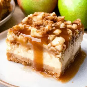 Caramel Apple Cheesecake Bars Recipe