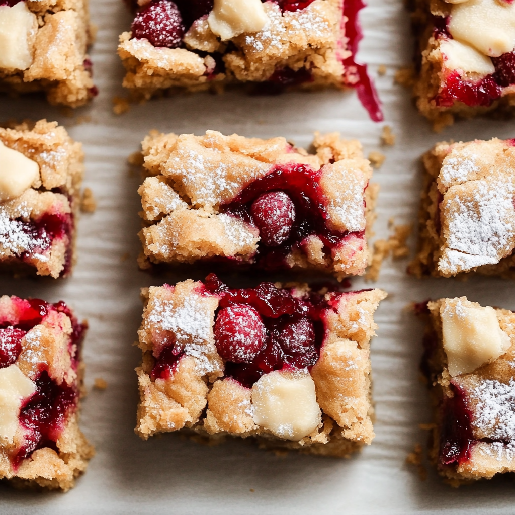 Cranberry Crumble Bars