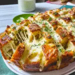 Cheesy Pull-Apart Garlic Bread Recipe