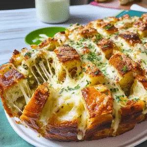 Cheesy Pull-Apart Garlic Bread Recipe