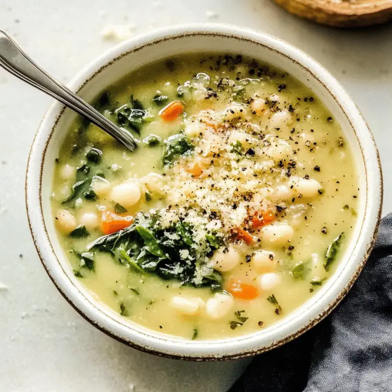 White Bean, Escarole, and Lemon Soup Recipe
