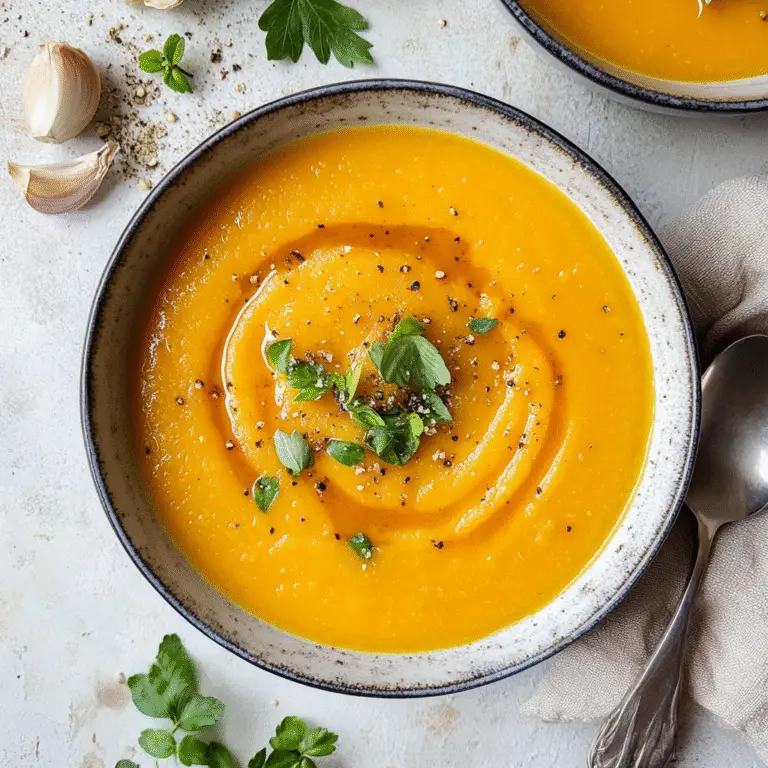 Roasted Butternut Squash Soup Recipe
