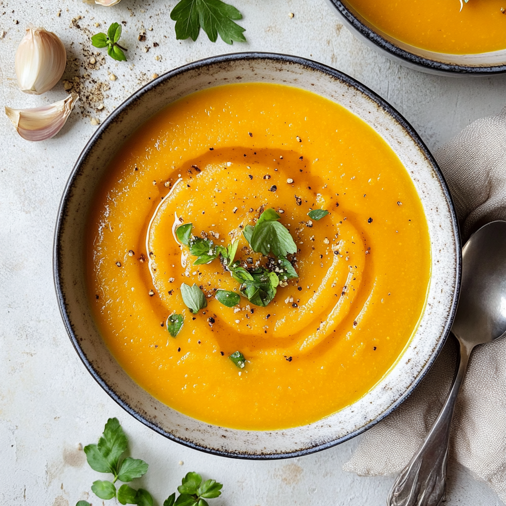 Roasted Butternut Squash Soup Recipe