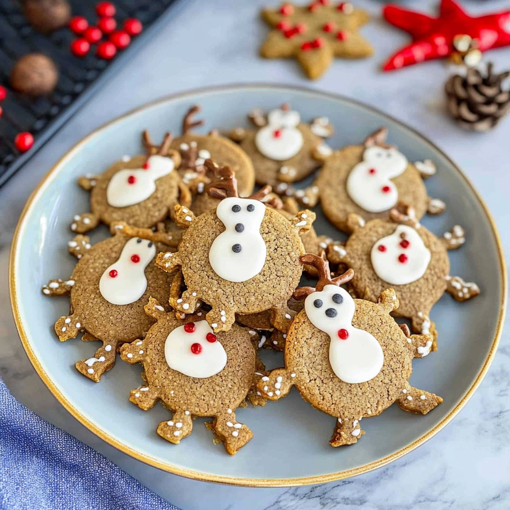  Christmas Reindeer Cookies 