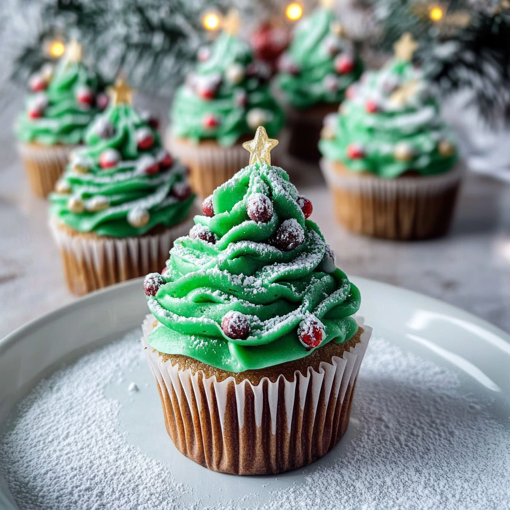 Christmas Tree Cupcake Recipe