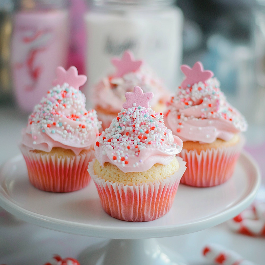 Pink Winter Wonderland Cupcakes Recipe