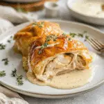 Chicken Wellington with Dijon Cream Sauce Recipe