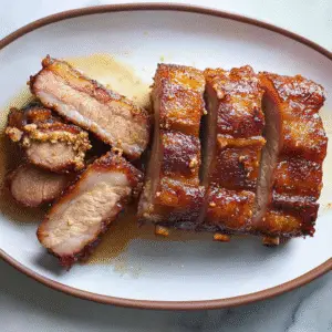 Crispy Pork Belly Slices with Cider