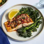 Buttery Baked Salmon with Broccolini Recipe
