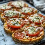 High Protein Pizza Bagels