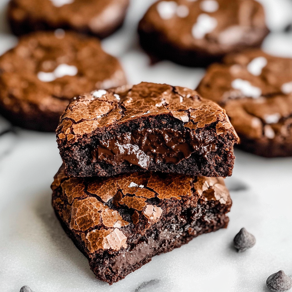 Fudgy Chewy Brownies (Brookies