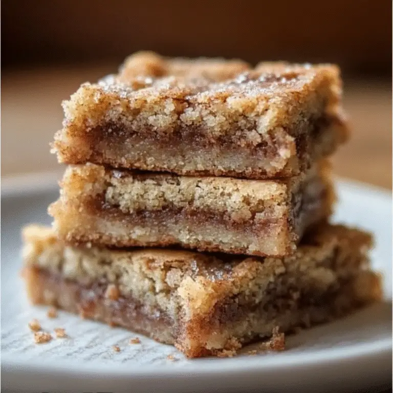 Easy Cinnamon Sugar Blondies Recipe
