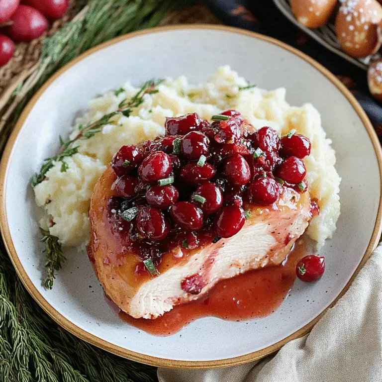 Cranberry Chicken Recipe