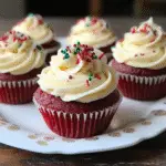 Red Velvet Cupcakes with Cream Cheese Frosting