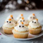 Magical Snowman Cupcakes