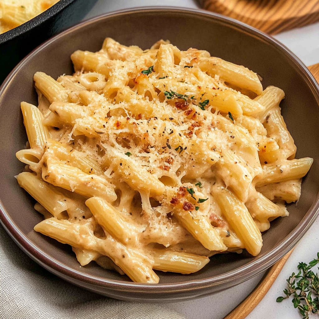 French Onion Soup Pasta with Gruyère Recipe