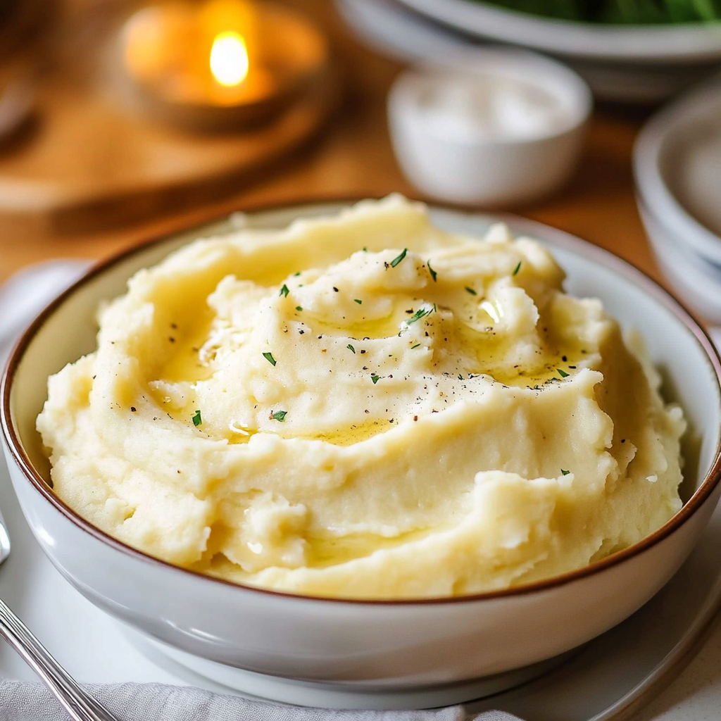 Creamy Garlic Mashed Potato Recipe