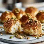 Pistachio Crusted Brie Bites Recipe