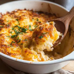 Cheesy Potatoes Au Gratin Recipe