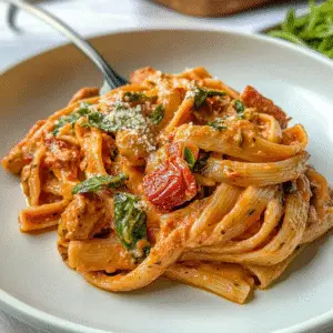Creamy Sun-Dried Tomato Vegan Pasta