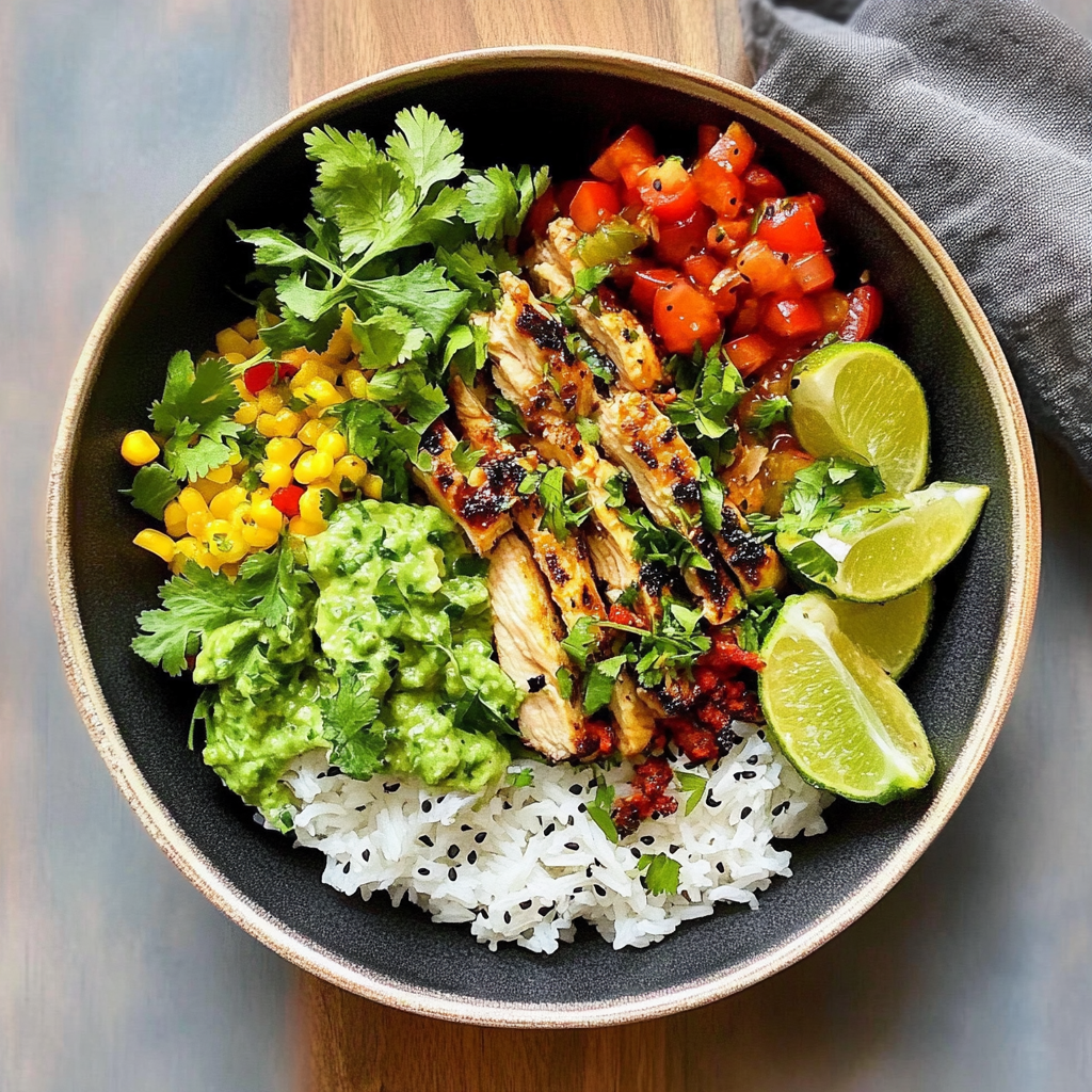 Honey Lime Chicken & Rice Bowls Recipe