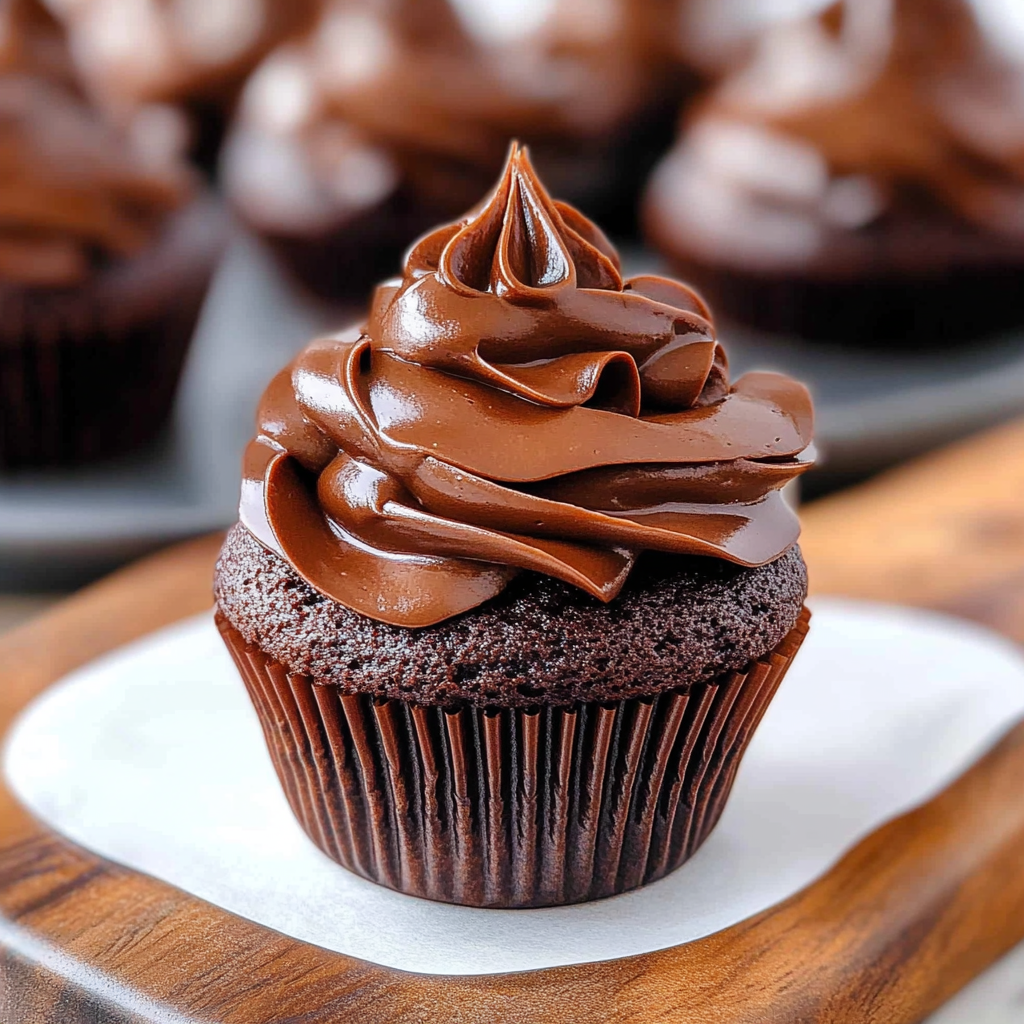Homemade Moist Chocolate Cupcakes