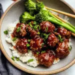 Mongolian Beef Meatballs