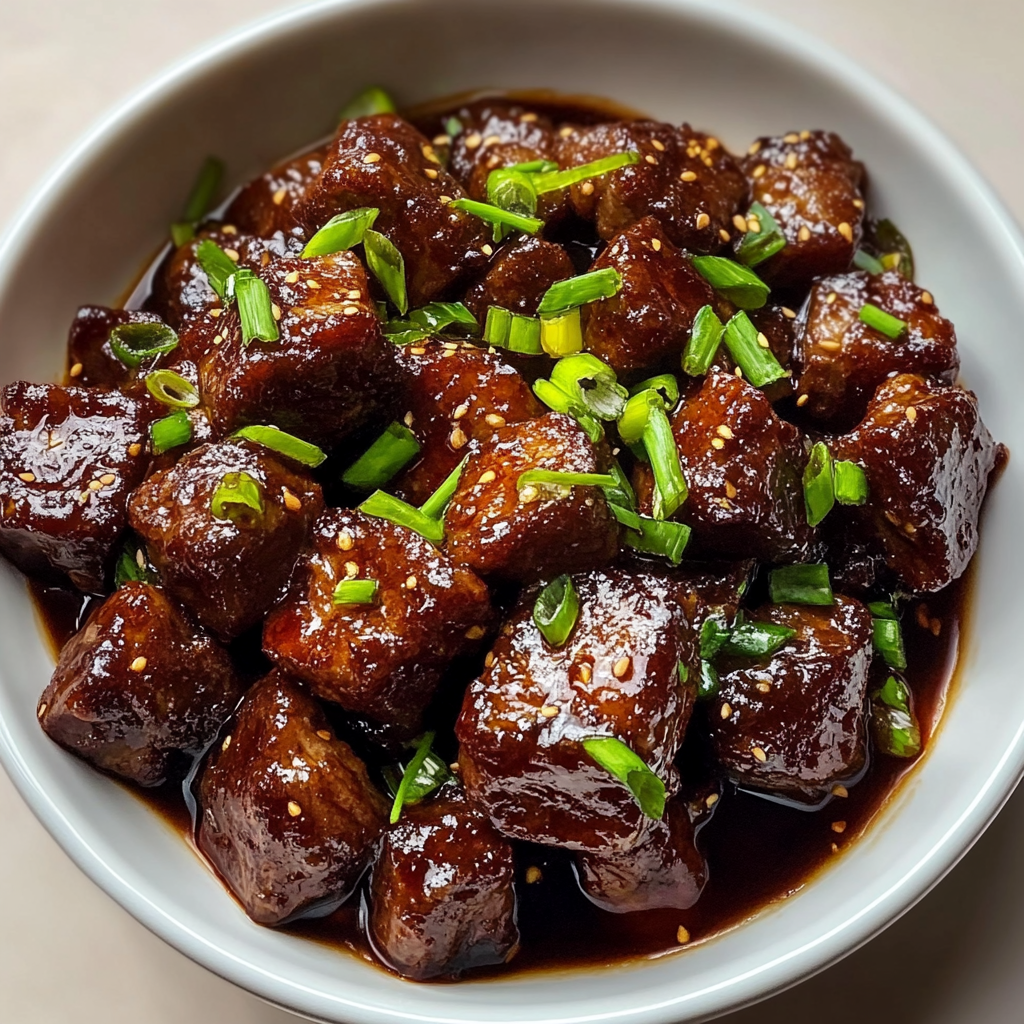 Sweet and Sticky Steak Bites Recipe