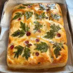 Christmas Focaccia Same-Day Decorative Loaf