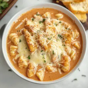 Crockpot Chicken Parmesan Soup Recipe