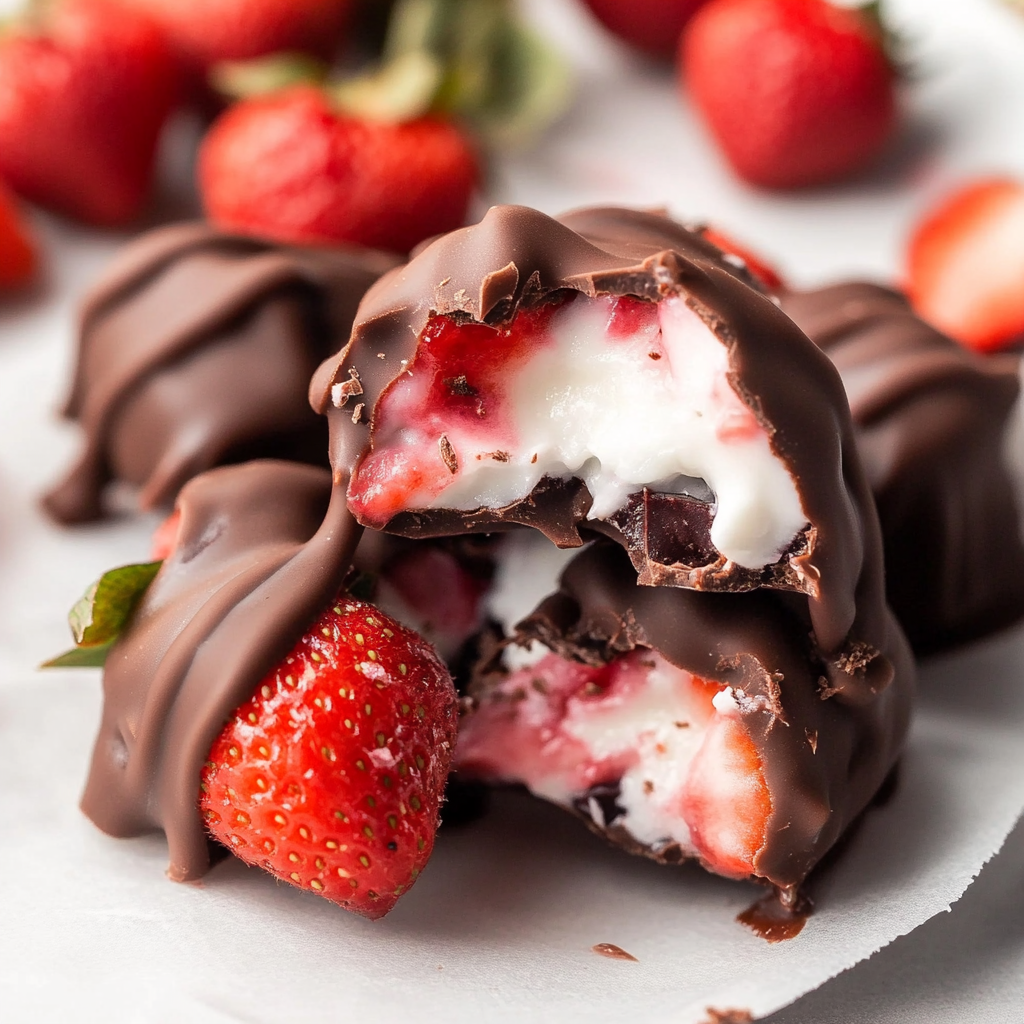 Chocolate Strawberry Yogurt Clusters Recipe